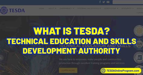 tesda menaing|tesda work.